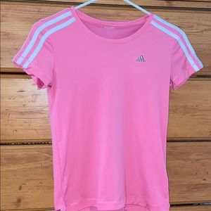 adidas juniors running outline tee